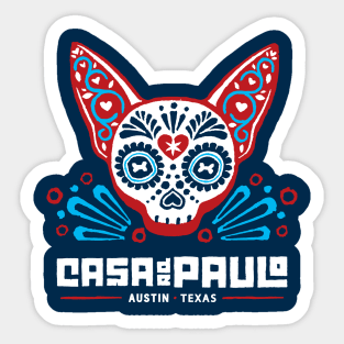 Casa de Paulo Color Logo Sticker